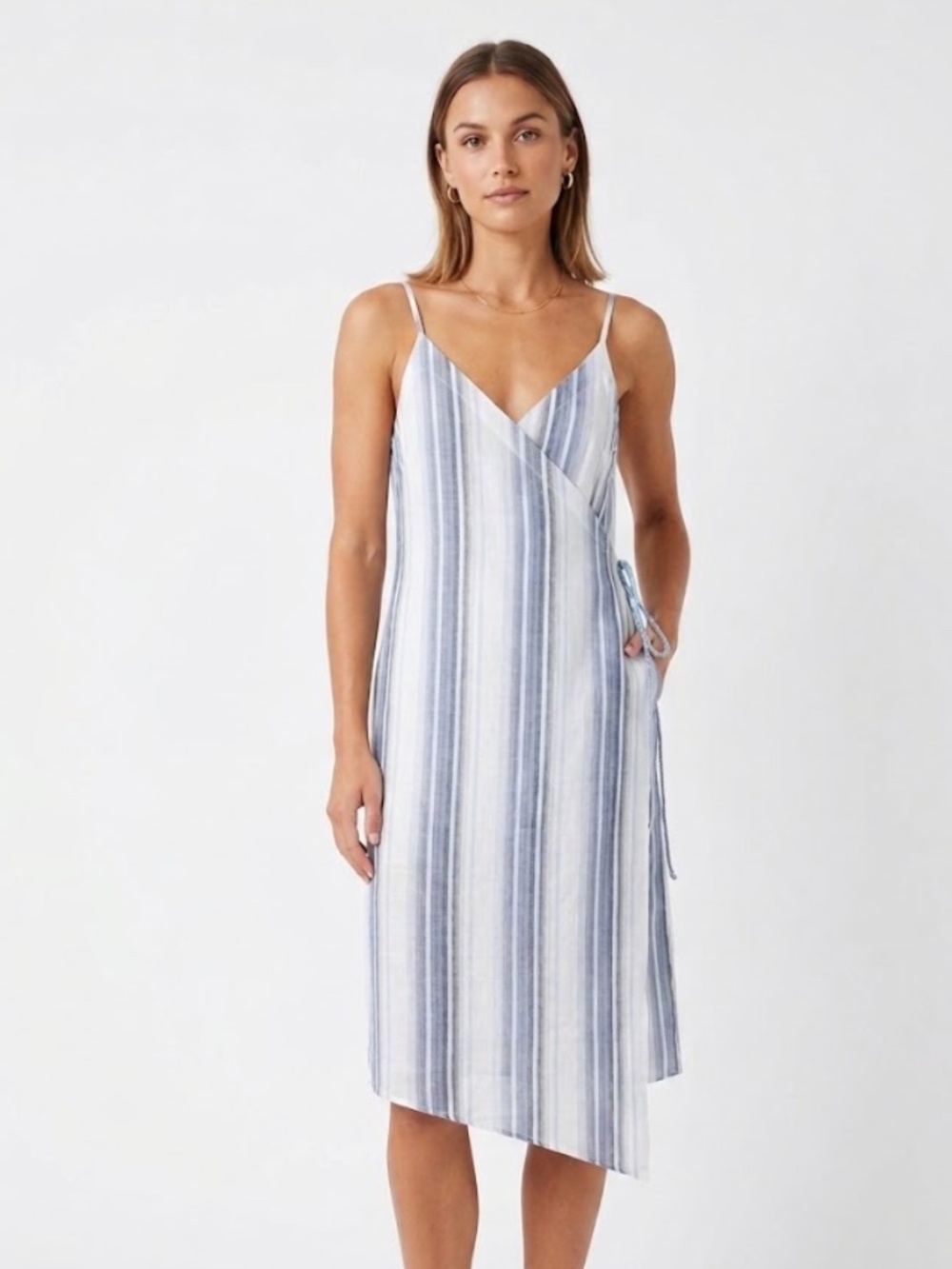 Akemi + Kin Striped Cami Dress Size Medium NWT